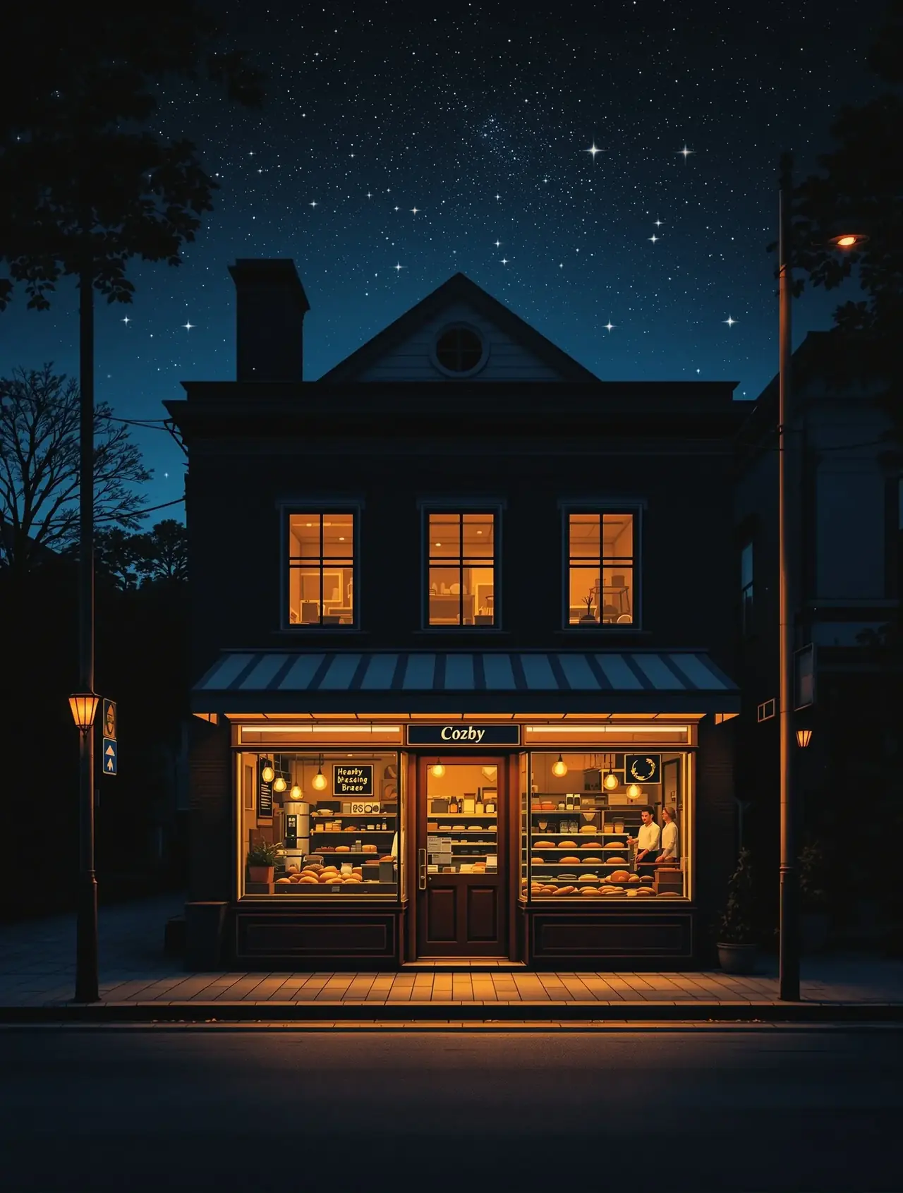 《深夜面包店》封面